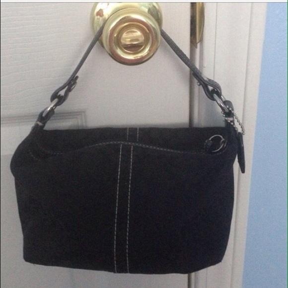 Black coach purse