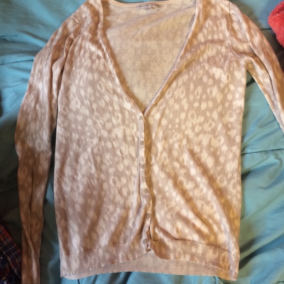 Gap leopard print cardigan