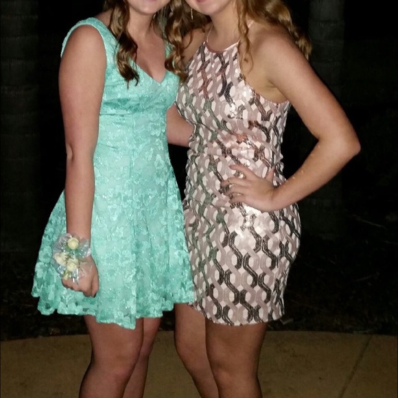 Short sequin tight dress