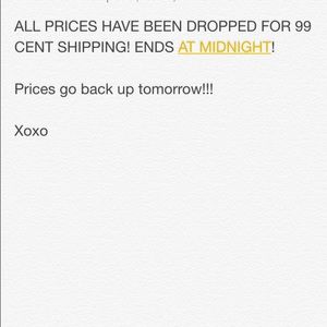 Prices dropped! Ends at midnight!