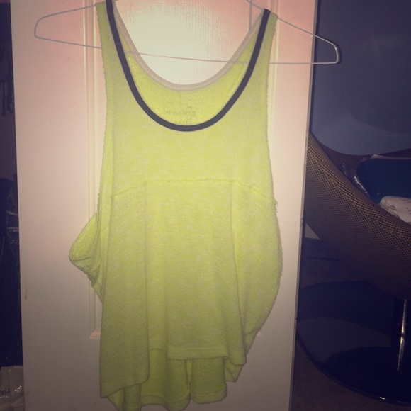 Razorback yellow free people tank top - Picture 1 of 3