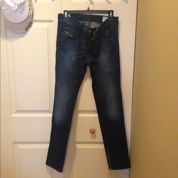 Diesel jeans with zippers