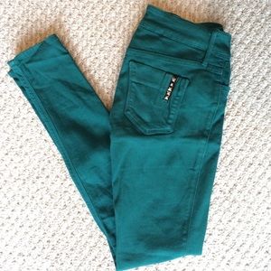 SOLD// Black Orchid green jeans