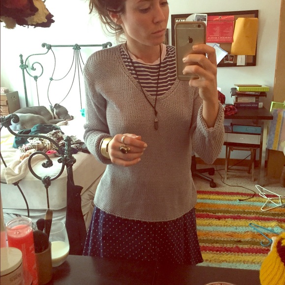 BLUE SWEATER