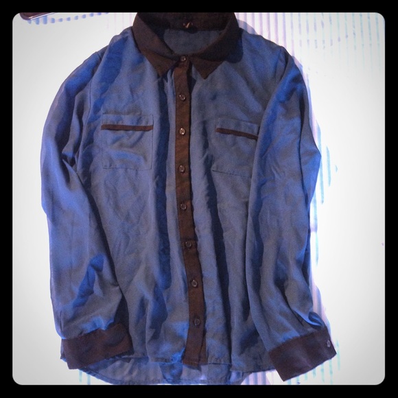 Chiffon Collared Shirt