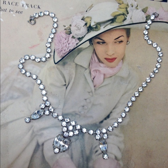 Jay Flex Vintage Rhinestone Necklace