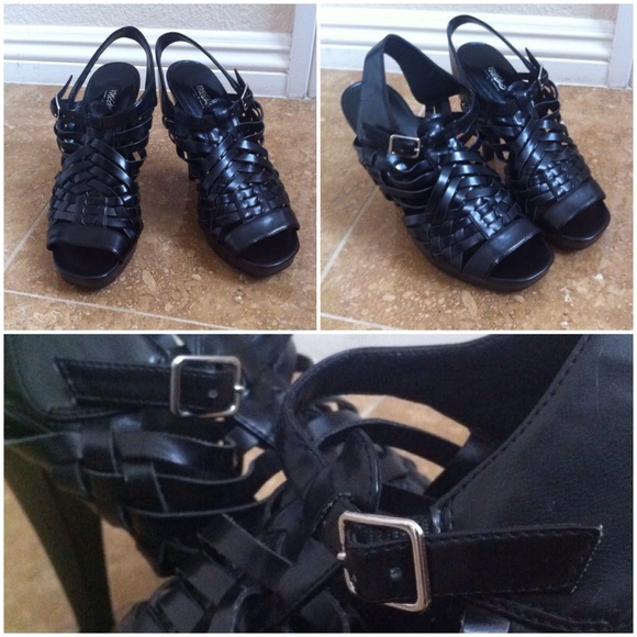 Woven/caged heels - Picture 2 of 4