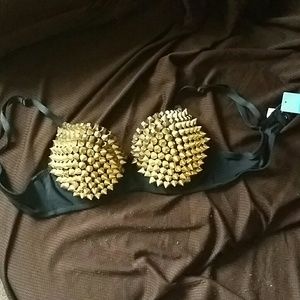 Retro spike Madonna bra