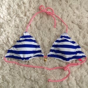 Red white and blue Victoria's Secret bikini top