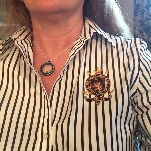 Ralph Lauren embroidered crest shirt long sleeve