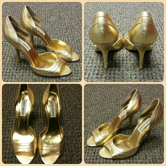 Steve Madden Gold Shoes