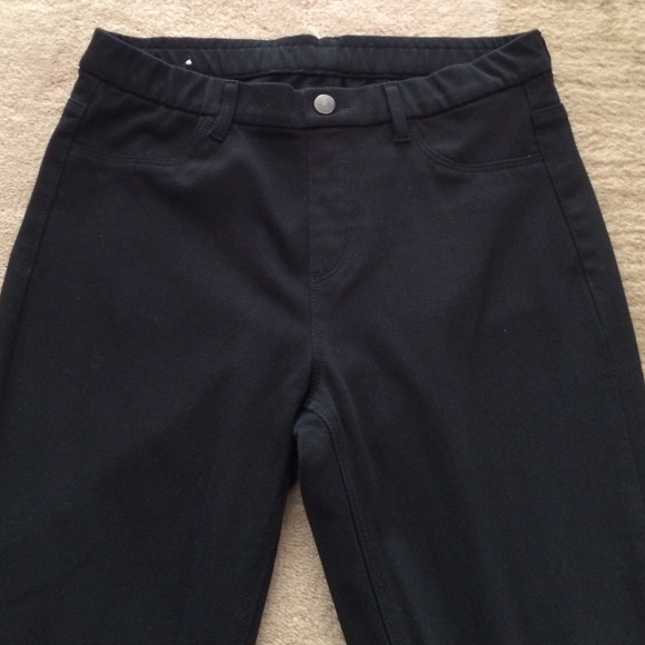 Uniqlo black stretch legging jeans