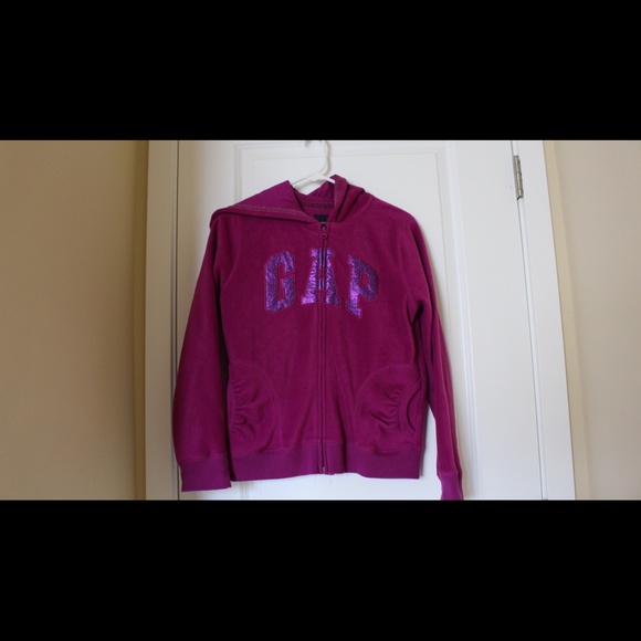 GAP kids Purple Zip Up Jacket