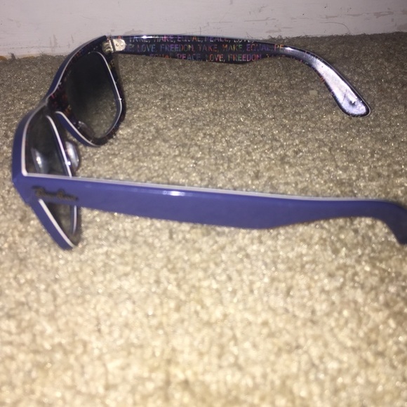 Rare print, ray-ban wayfarer sunglasses💥 - Picture 3 of 4