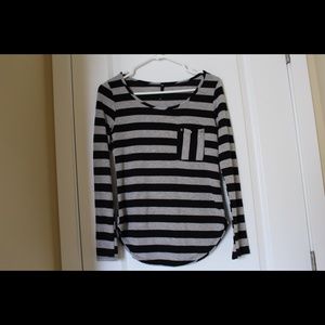 Long Striped Sweater