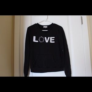 "Love" sweater