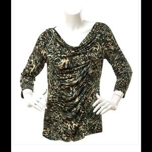 Spotted Green Top - XL