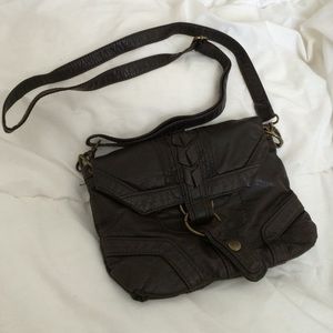 Converse faux leather crossbody bag