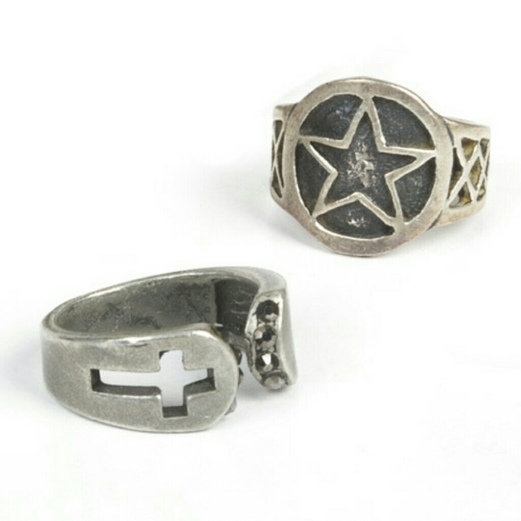 Two unique, edgy rings!