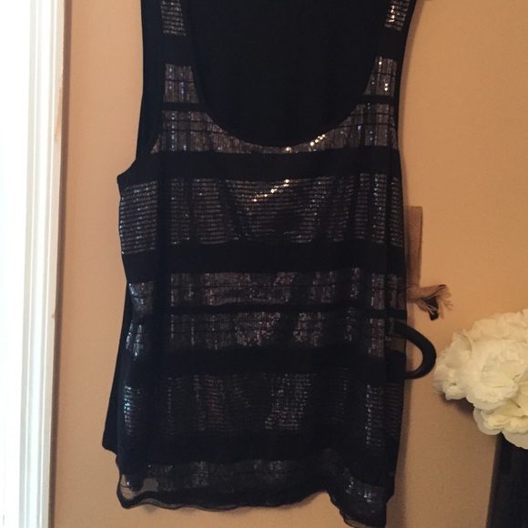 Sparkly tank top