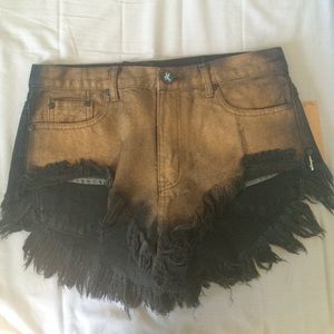 One teaspoon highwaisted sprayed roller shorts nwt