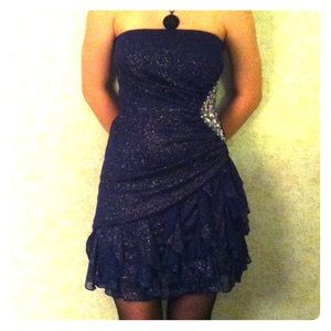 Purple homecoming dress
