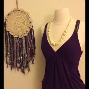 White beaded necklace