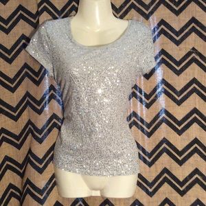 Calvin Klein sequin top