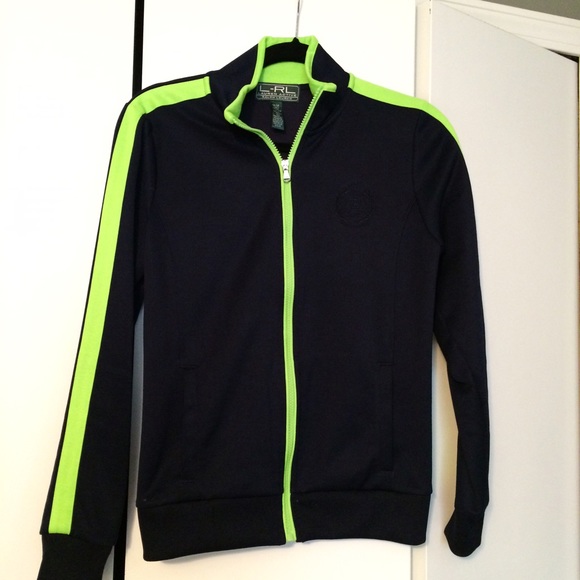 Ralph Lauren Sportswear Blue & Green Zip Jacket