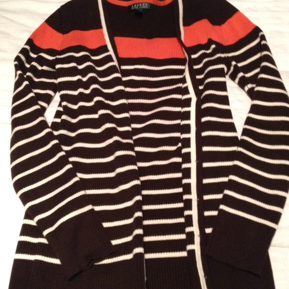 Multicolored Button Up Sweater