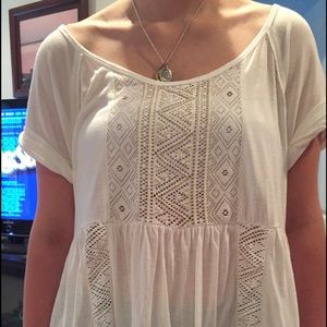 Free People white top