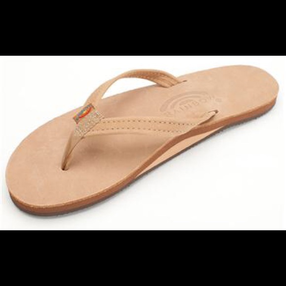 light brown rainbow sandals-lightly worn