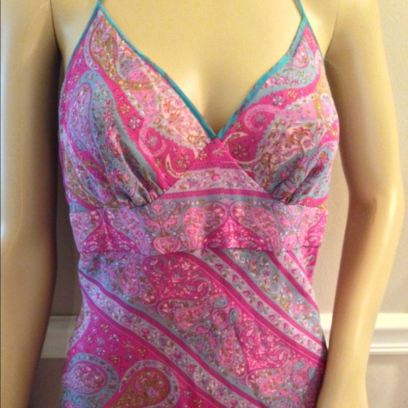 🌷Gorgeous pink and teal dress