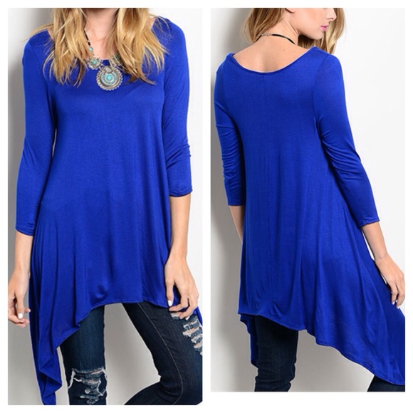 ‼️SALE‼️Victoria Royal Blue Tunic - Picture 2 of 3