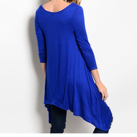 ‼️SALE‼️Victoria Royal Blue Tunic - Picture 3 of 3
