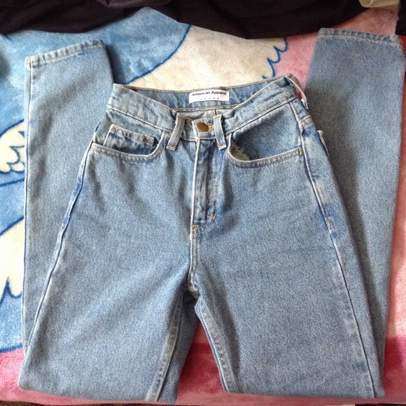 American Apparel High Waist Petite Jeans