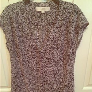 Animal print blouse