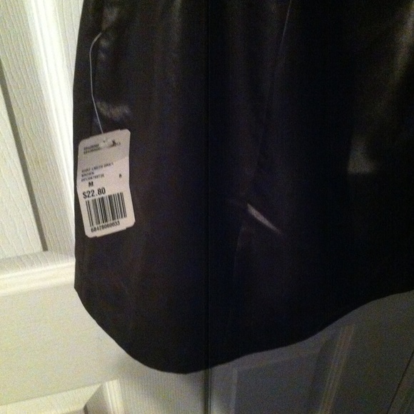 100% Polyester Brown One-Sided Halter Dress - Picture 3 of 4