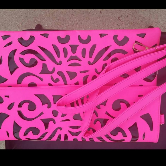 NEW Hot Pink Retro Purse