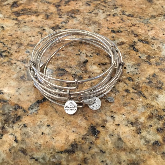 Alex & Ani Silver Filler Bracelets!