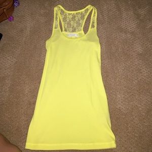 Yellow tank