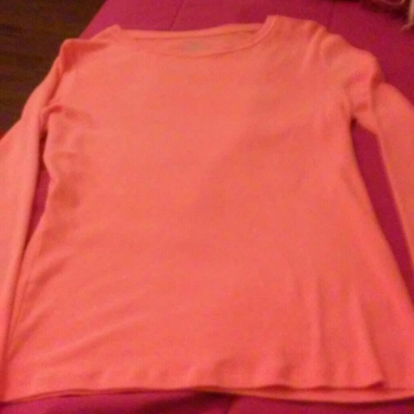 Neon Orange long sleeve shirt