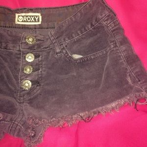Corduroy Roxy Short Shorts
