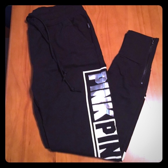 ❌❌SOLD❌❌Pink black pants-Ⓜ️$43freeship