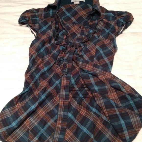 Plaid button up shirt