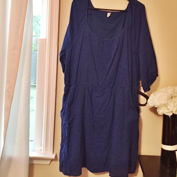 Gorgeous dark royal blue dress