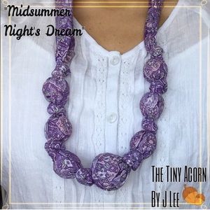 👶🏻LAST ONE👶🏻Fabric Nursing Necklace, Handmade