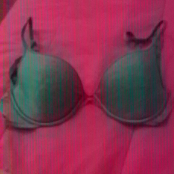 Aqua blue bra