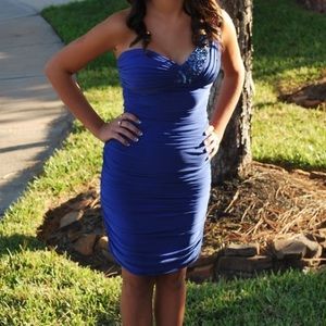 Royal Blue homecoming Dress