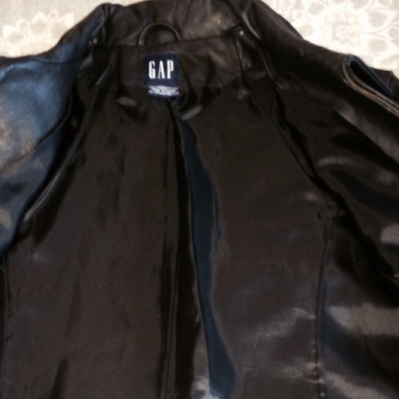 FINAL SALE ‼️Leather Jacket by GAP - Picture 2 of 2